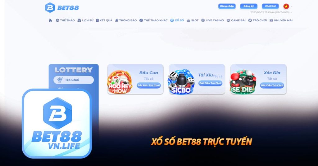 Xổ số BET88 trực tuyến